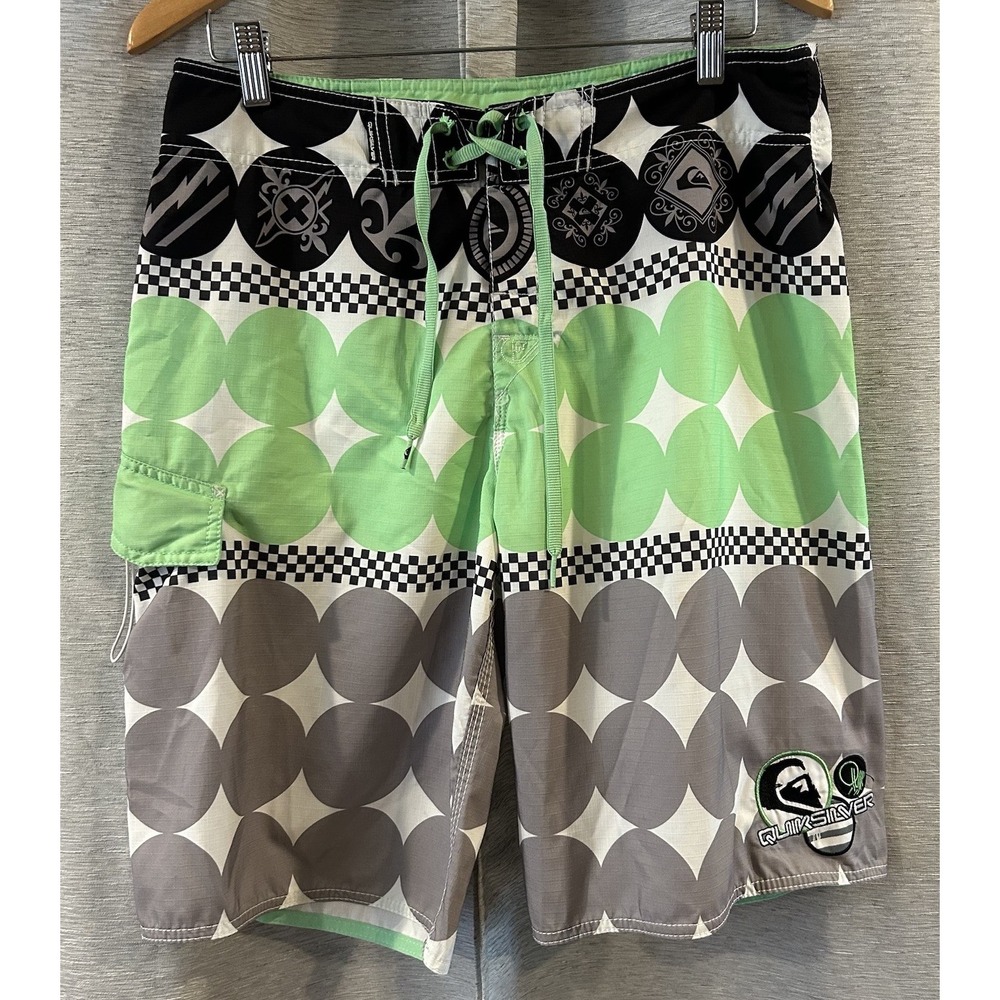 Quicksilver Board‎ Shorts Swim Trunks Men's Sz 32 Vintage